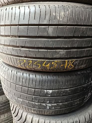 titan diski: Шины 225 / 45 / R 18, Лето, Б/у, Пара, Легковые, Япония — 1