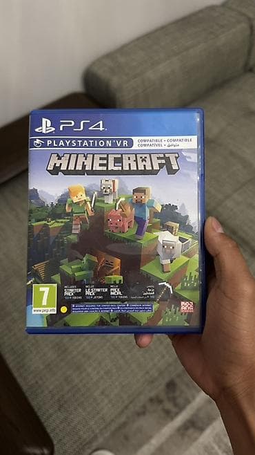Видео оюндар жана приставкалар: Minecraft — диск для PS4 (совместим с PlayStation VR) - Регион: PEGI — 1