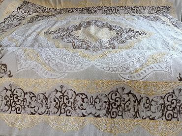 двух спальний кровать бу: Продаётся ковёр, размер 4/ в молочном цвете с узорами — 2