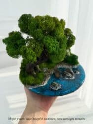 искусственные растения бишкек: Миниатюрная Интерьерная Композиция Декор для дома и офиса «Бонсай» из — 30