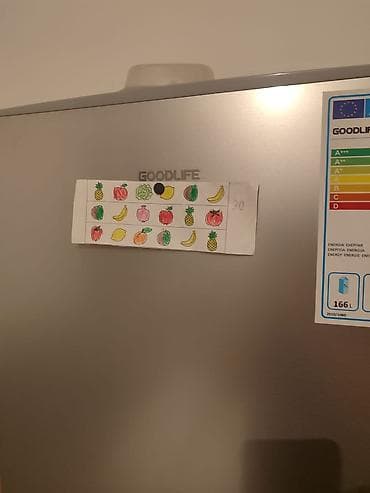 led: Холодильник GOODLIFE, двухкамерный, серебристый - Класс — 2