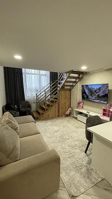 сдаю квартиру район кара жыгач: 2 комнаты, 68 м², Элитка, 4 этаж, Дизайнерский ремонт — 9