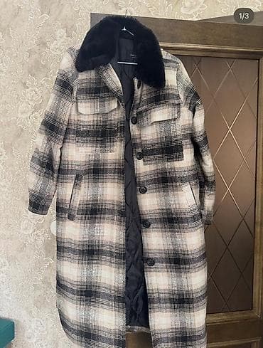 women: Два женских пальто в клетку. 1) DeFacto Outerwear, размер S - — 1