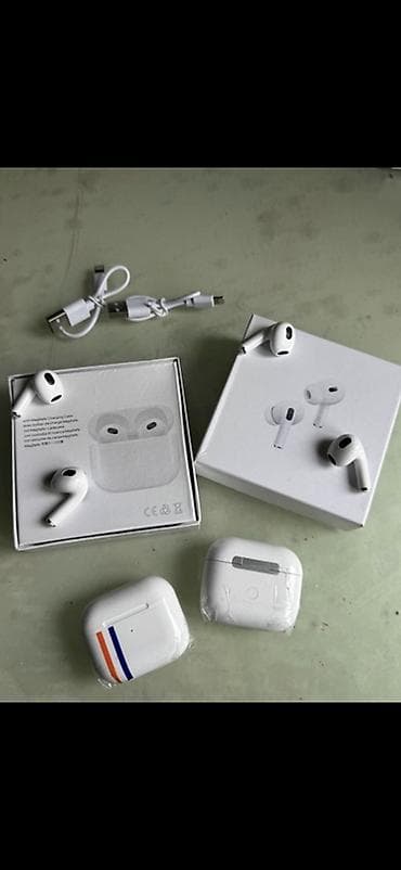 Беспроводные вкладыши наушники, Apple, AirPods 4, Новый