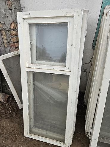 панели на потолок: Готовое деревянное окно, Тип окна: Стандартные, Декоративные особенности: Фрамуга, Б/у, Без установки, Без рассрочки — 2