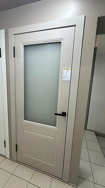 люк чердачный: Межкомнатная дверь с матовым рифлёным стеклом - Тип: распашная — 1