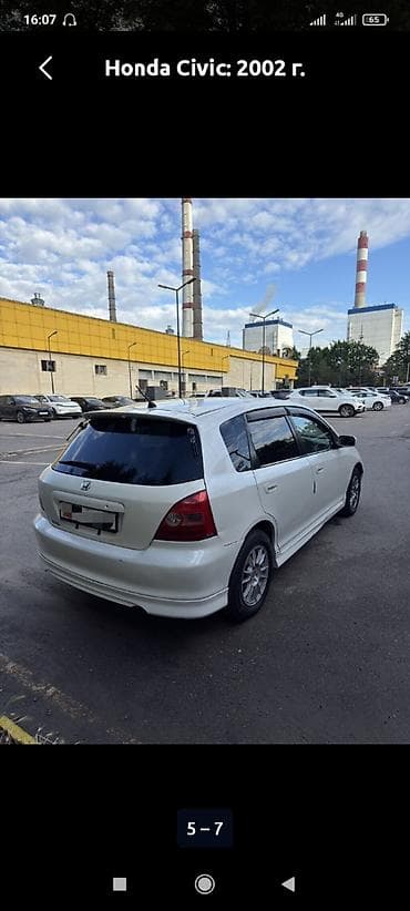 китайские мини электромобили: Honda Civic: 2002 г., 1.7 л, Автомат, Бензин, Хэтчбэк — 4