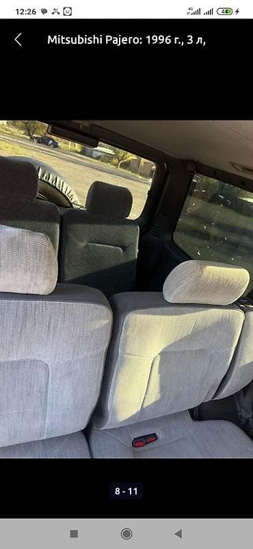жак бу: Mitsubishi Pajero: 1996 г., 3 л, Газ, Жол тандабас — 5