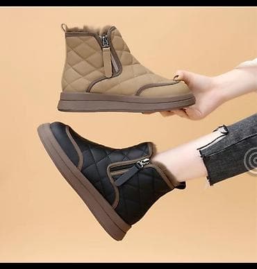 уги женская: Зимние женские ботинки-угги с молнией сбоку - Теплая модель с густым — 4