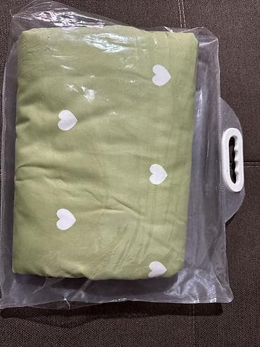 Шейшеп, жууркандар: Два НОВЫх Комплекта постельного белья (Queen size) с принтом сердечек — 4