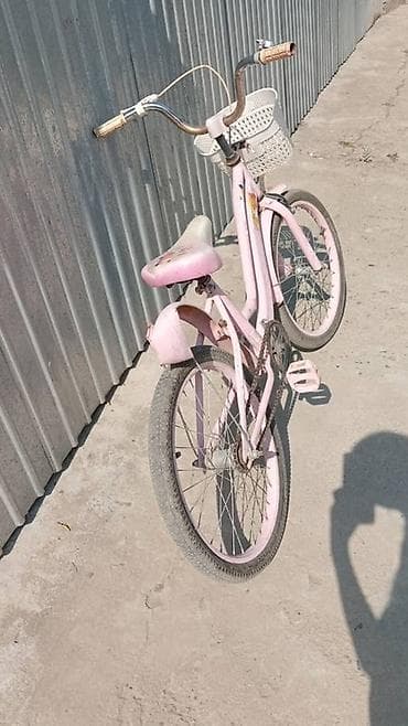 Детский транспорт: Детский велосипед, Беговел, 6 - 9 лет, Для девочки, Б/у — 1