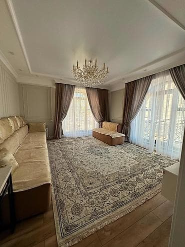 Квартиры: 4 комнаты, 130 м², Ак-Кеме (старый аэропорт) Элитка, 2 этаж, Дизайнерский ремонт — 6