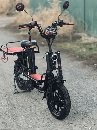 электронные мотоциклы: Электровелосипед, Б/у — 7