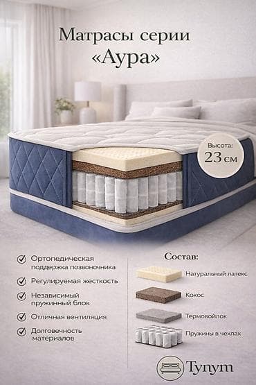 матрас в манеж: Ортопедический матрас, Новый, Другой бренд, Другой размер, Кыргызстан, Матрасы средней жесткости, Кокосовая койра, В рассрочку, Самовывоз, Платная доставка — 6