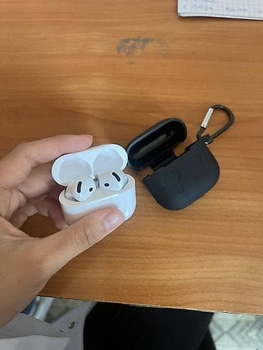samsung 01: AirPods 4 ANC - Цвет: белый - Зарядный кейс компактный, с магнитной — 2