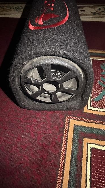 Другая автоэлектроника: Цена окончательно Сабвуфер в тубе SUZUK (логотип «волк»), активный — 1