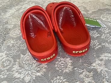 оригинал кроксы: Сабо Crocs x Disney Cars (Молния Маккуин) 38-39 - Оригинальные Crocs — 3