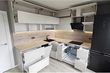 Мебельные гарнитуры: Кухни на заказ под ваш интерьер 1п/м 13500сом успейте заказать!!! - — 3