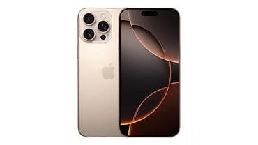 IPhone 16 Pro Max, Б/у, 256 ГБ, Золотой, Кабель — 1