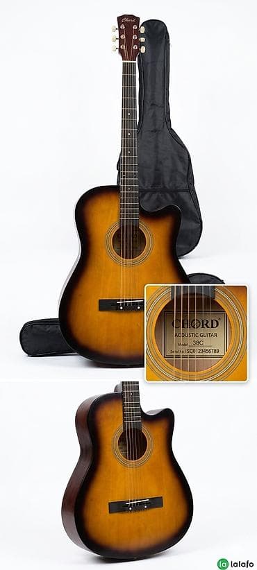 Акустическая гитара Chord 38C с вырезом (cutaway). - Формат: 38" —