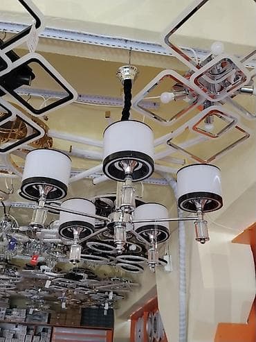 study lamp: Потолочная люстра на 6 плафонов - Тип: подвесная потолочная люстра - — 1