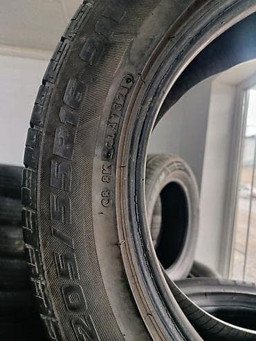 Шины 205 / 55 / R 16, Лето, Б/у, Пара, Легковые, Япония