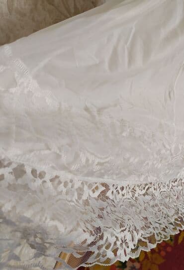 белая ночная сорочка: Пеньюар, Вискоза, Средняя модель, Германия — 11