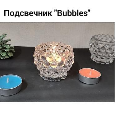Кристалический подсвечник "Bubbles". Прекрасно украсит ваш интерьер и