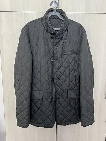 Стеганая мужская куртка City Savani - Цвет: черный/графит -