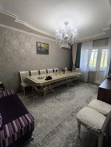 4: 3 комнаты, 63 м², Аламедин-1 мкр 105 серия, 4 этаж, Косметический ремонт — 1