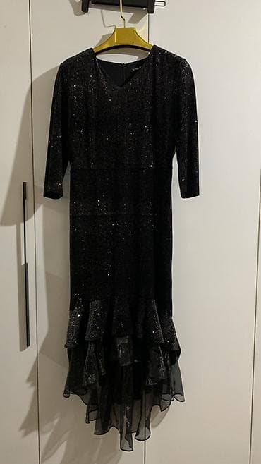 стильные вечерние платья: Вечерние платья (2 модели) 1) Черное блестящее платье: - Цвет — 1