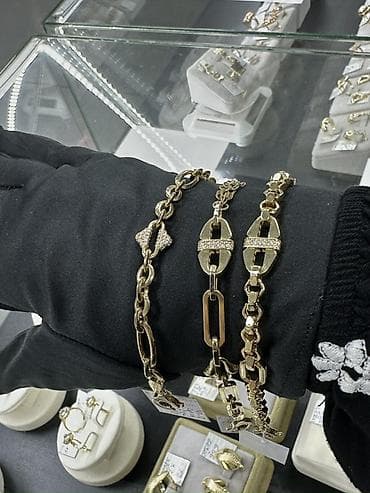 ключ крест: Браслет, Проба 585, Женские, Новый — 2