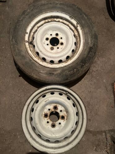 колесо маз: Железные Диски R 14 Пара, отверстий - 5, Б/у — 5