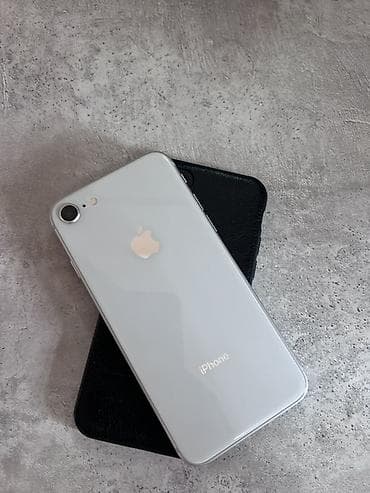 iphone 11 max: IPhone 8, Б/у, 64 ГБ, Белый, Чехол, 89 % — 9