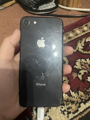 s21 5g: IPhone 8, Б/у, 64 ГБ, Черный, Кабель, 100 % — 1