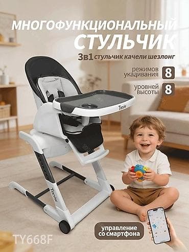 Многофункциональный детский стульчик 3-в-1 Ticvivi TY668F - Форматы