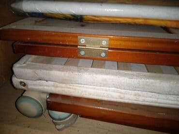 детскую кроватку с балдахином: Продаю детскую кроватку манеж с люлькой и балахонам в хорошем — 4