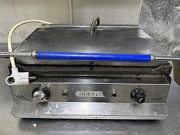 Профессиональный электрический гриль контактный (прижимной) GORKEWA - at lalafo.kg Профессиональный электрический гриль контактный (прижимной) GORKEWA -