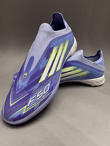 Спорт и отдых: Футбольные бутсы/сороконожки Adidas F50 (без шнурков) - Назначение — 4