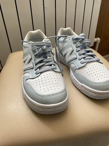 tech flecee nike: Кроссовки New Balance оригинал новые - Цвет: светло-голубой/белый - — 4