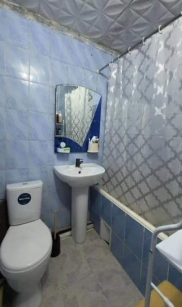 flat osh: 2 комнаты, 43 м², Азия Молл 104 серия, 4 этаж, Евроремонт — 4