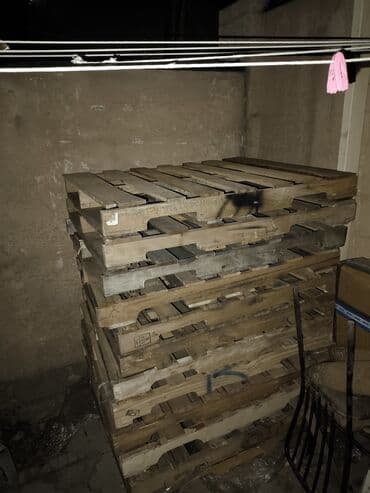 палеты мебель: Поддон Б/у, В наличии — 1