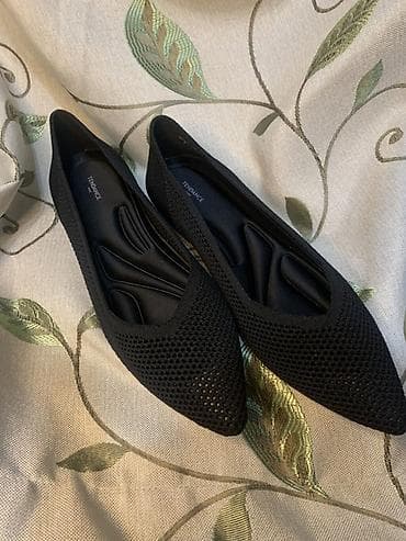 ботасы на роликах: Балетки женские TERANCE - Модель: заострённый мыс, вырез в форме V - — 3