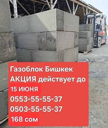 Газоблок, Неавтоклавный, 600x200x300, D700