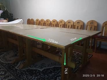 детский стульчик 2 в 1: Стул для кухни, Дерево, цвет - Коричневый — 7