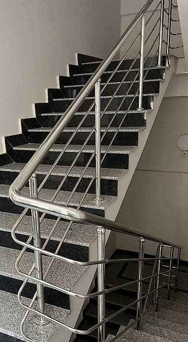 куплю лесницу: Перила и ограждения из нержавеющей стали - Материал: нержавеющая — 5