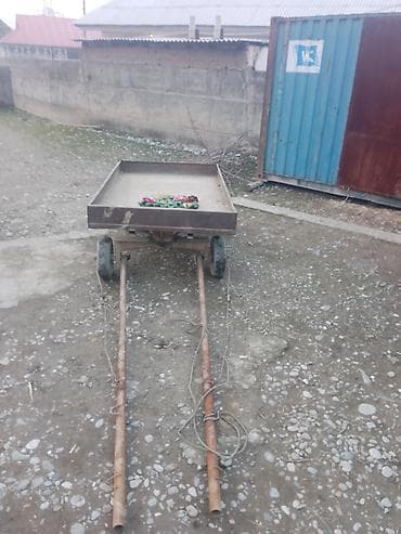 Садово-строительная тачка и тележка, Стальная, Двухколесная