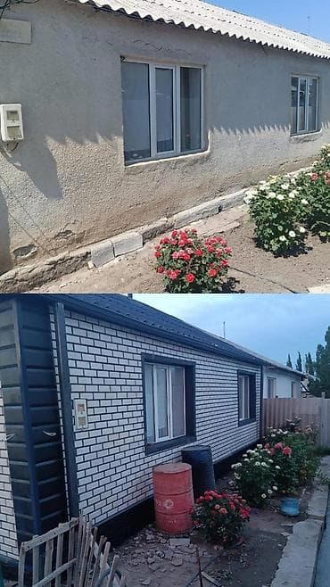 Жасалгалоочу жумуштар: Облицовка фасадов декоративной плиткой “под кирпич” - Выполняем — 1
