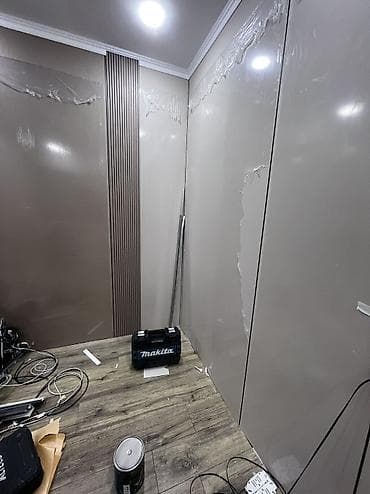 gala group: Клеим бамбуковые панели и гибкий мрамор — 7