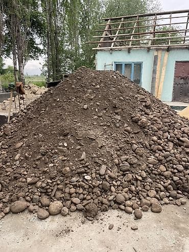 Смесь песок и гравий, Для дороги, Насыпью